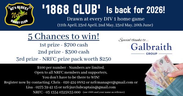 1868 Club 2026